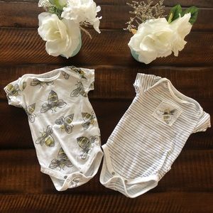 Burt’s Bees organic onesie bundle